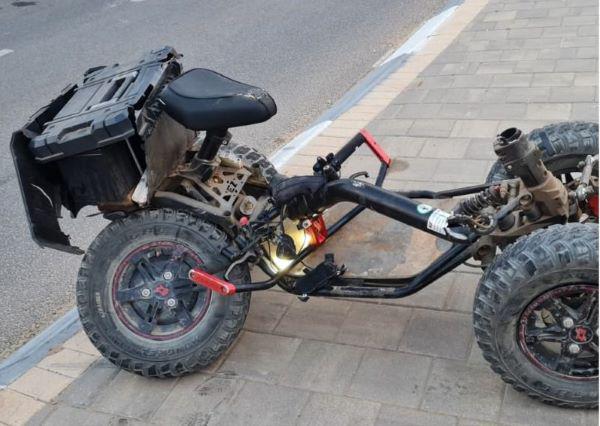 נתניה: נער שרכב על איזיריידר חשמלי נפצע בינוני נתניה: נער שרכב על איזיריידר חשמלי נפצע בינוני
