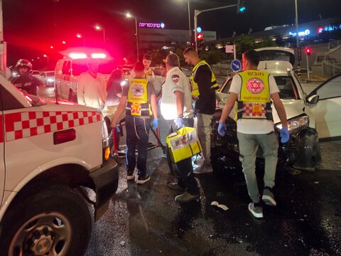  כפר יונה: שלושה פצועים בתאונת דרכים