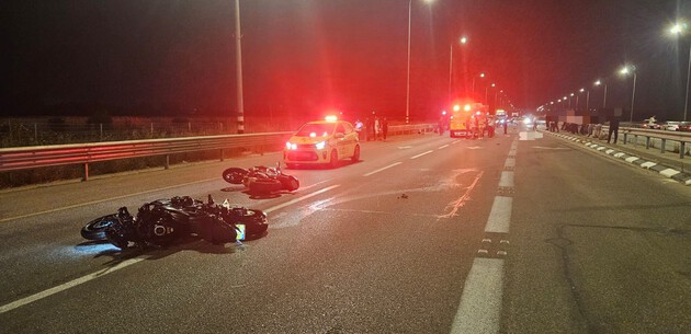 הרוג ופצוע בינוני בתאונה בין שני אופנועים הרוג ופצוע בינוני בתאונה בין שני אופנועים