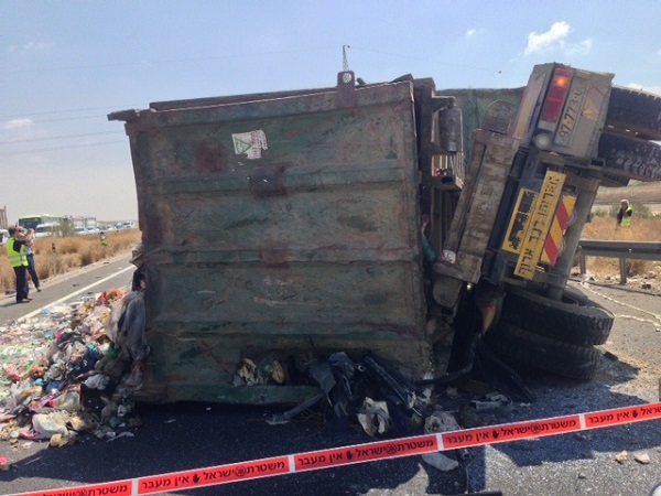 נתניה: נתונים אודות תאונות עם מעורבות משאית בעיר