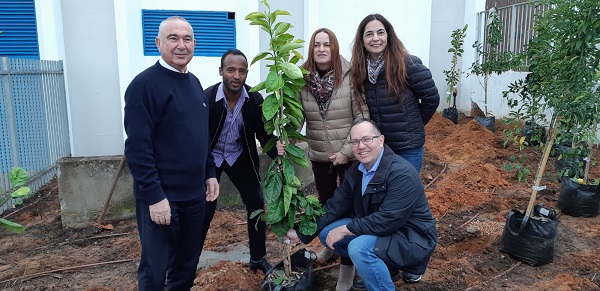 חברת EBAY ישראל תרמה שתילים לגינה במתנ"ס דורה חברת EBAY ישראל תרמה שתילים לגינה במתנ"ס דורה