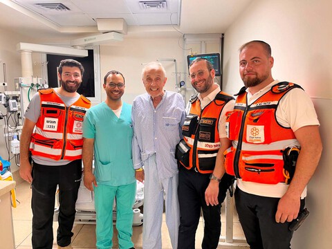  שבוע אחרי ההחייאה: המפגש שסגר מעגל בנתניה