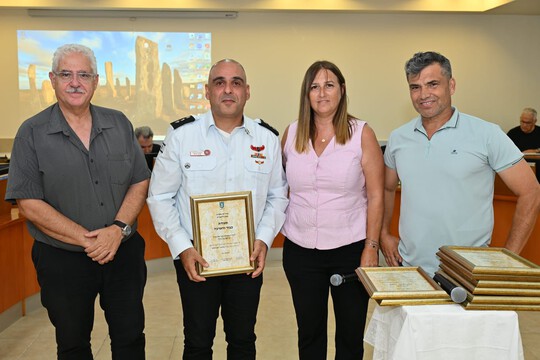  נתניה הצדיעה לגופי החירום וההצלה על תפקודם במבצע "עם כלביא"