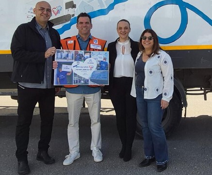  “מסע עם הלב”: סלי מזון מחולקים לתושבי נתניה