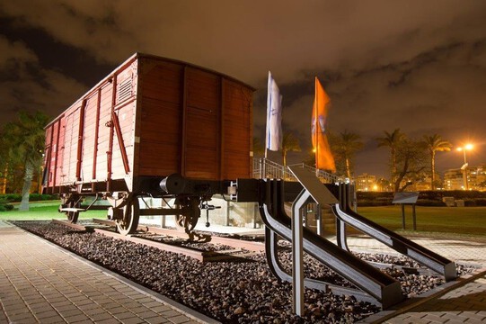  שחזור קרון השואה בנתניה: זיכרון שימשיך לנצח