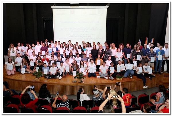 צילום: דימה תלמידי נתניה מצטיינים במדעים וטכנולוגיה