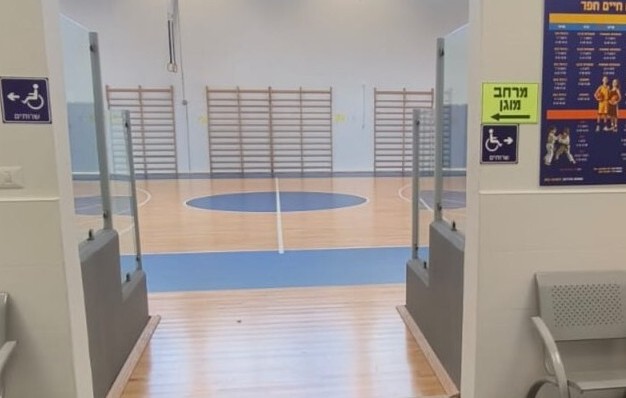  נפתח מרכז הספורט החדש בבית הספר חיים חפר