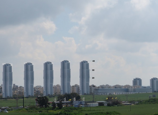 הבניינים שצפוים להבנות בשד' טופ לנטוס 1,200 יחידות דיור צפויות להיבנות בשדרות טום לנטוס