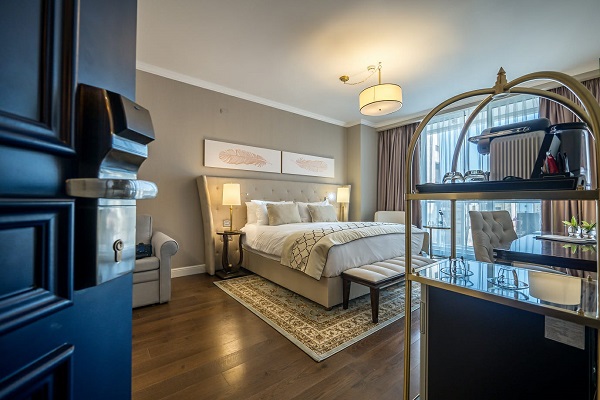 חדר במלון David Tower | צילום: סיקולסקי ספא מרהיב ואירוח יוצא דופן במלון DAVID TOWER נתניה