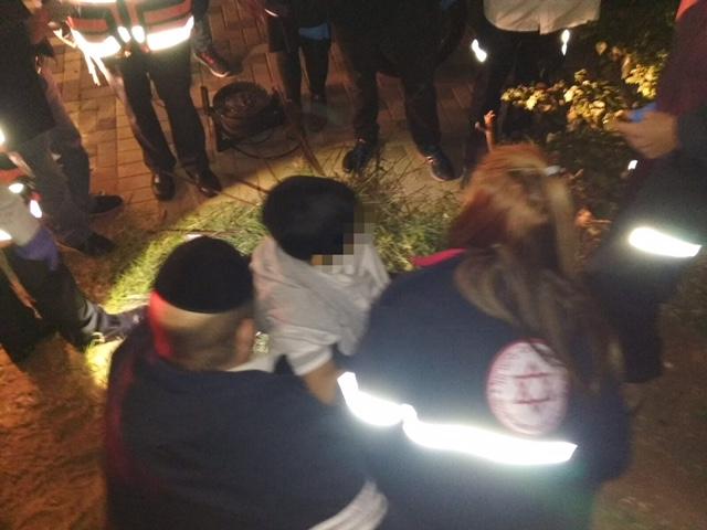 בן 11 נפצע באורח בינוני בחניון בניין 