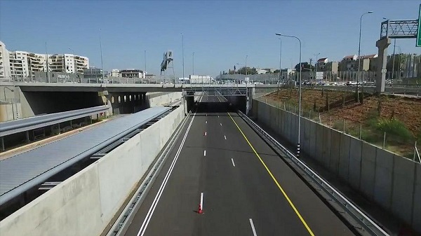 צילום | נתיבי ישראל  הסדרי תנועה זמניים בסמוך למחלף שפיים לדרום 