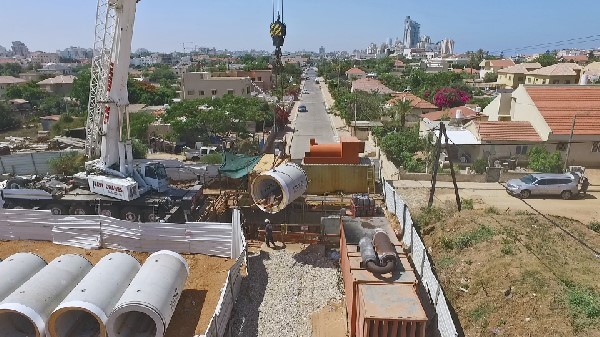 הסתיימו העבודות להנחת קו הניקוז בעין התכת