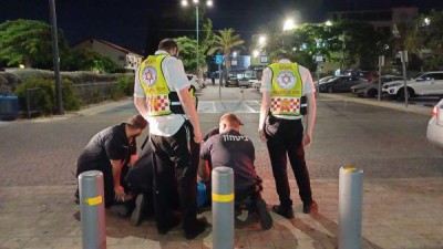 נעצר חשוד שאיים בסכין על מאבטחי בית חולים לניאדו