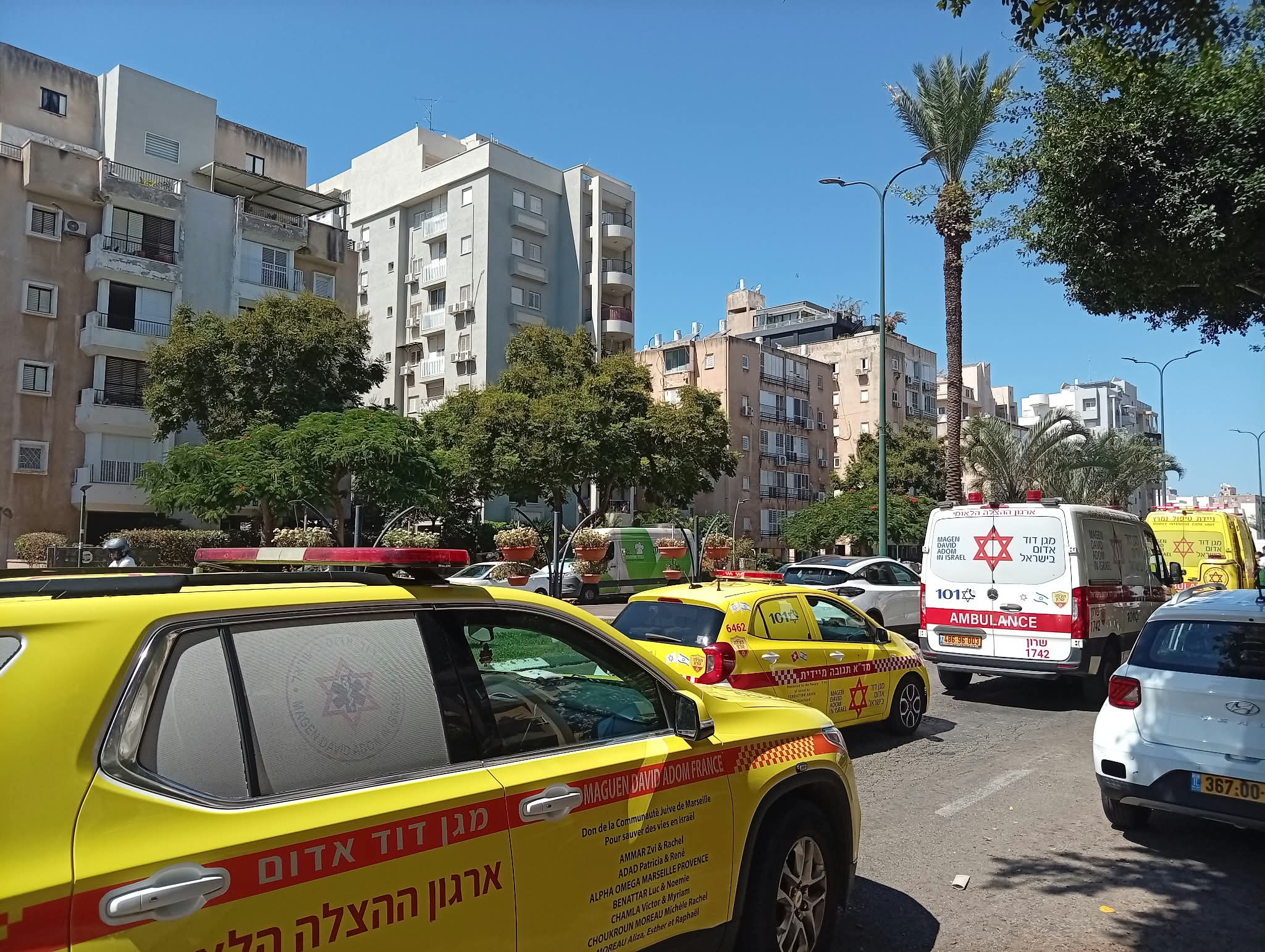  רוכב אופנוע נפגע מרכב ברחוב י.ח ברנר בנתניה