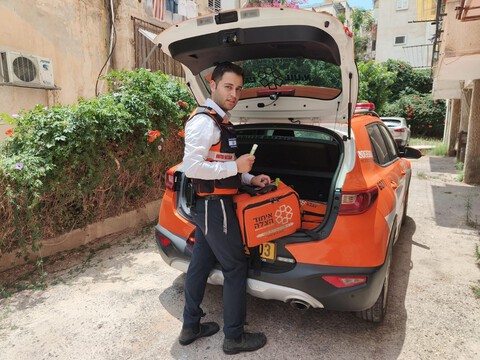  נתניה: חובש איחוד הצלה הציל את חייה של פעוטה