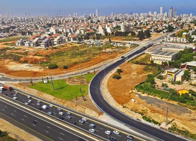 קטע הכביש בין נתניה לחבצלת ביום שישי יפתח מחלף איינשטיין לתנועה