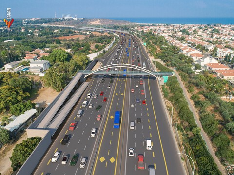  חסימות בכבישים 2 ו־20 ביום שישי לצורך הנפת גשר חדש סמוך לאודים