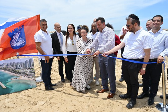  פרויקט שוברי הגלים הושלם: חופי נתניה מתרחבים