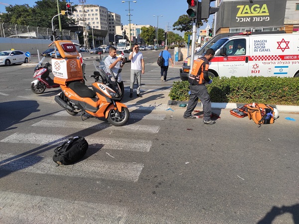 הולך רגל נפגע מאוטובוס בנתניה