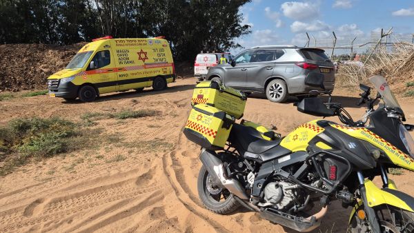   רוכב טרקטורון נפצע במהלך רכיבה בשטח פתוח סמוך לקיבוץ העוגן