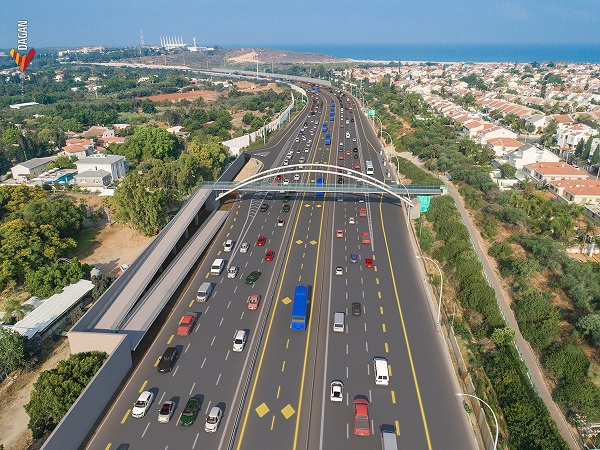 לראשונה בישראל, נתיבים מתחלפים בין נתניה לוינגייט