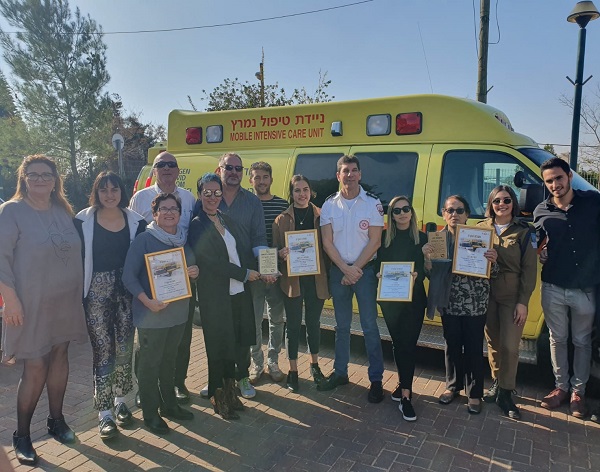 נקודת הזנקה של מד"א נחנכה סמוך למושב עין ורד