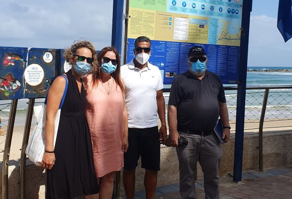 ביקורת משרד הבריאות בחופי נתניה