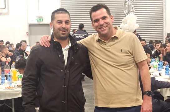 דרמה פוליטית בנתניה: יו"ר ש"ס עם אבי סלמה דרמה פוליטית בנתניה: יו"ר ש"ס עם אבי סלמה