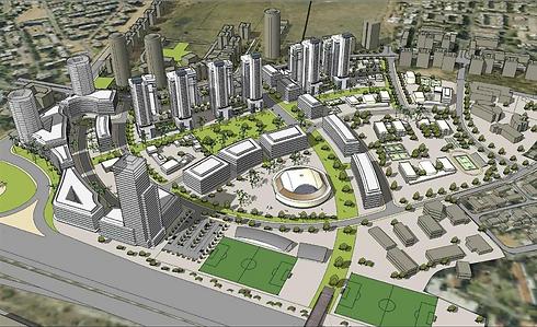 הדמיית תוכנית | פרחי צפריר אדריכלים נתניה בשנת 2035 - תוכנית מתאר ל-400,000 תושבים