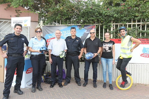 צילום: נמרוד גליקמן  מבצע הסברה "נתניה רוכבת בטוח"