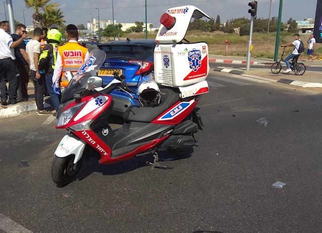 ארכיון | צילום: איחוד הצלה הולך רגל נהרג מפגיעת רכב בצומת הדרים