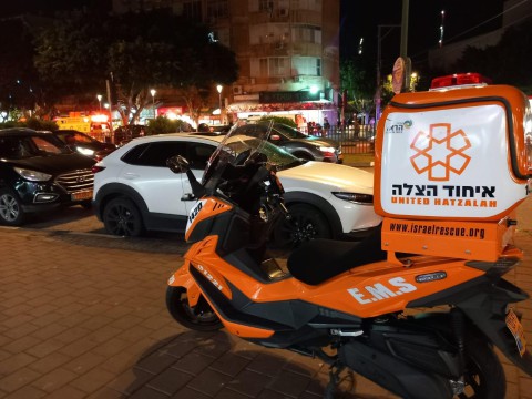  נתניה: הולך רגל במצב בינוני כתוצאה מפגיעת רכב