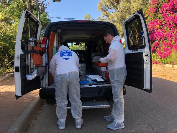 מתנדבי זק"א. מושב משמרת גופת קשיש נמצאה במצב רקבון קשה בשרון