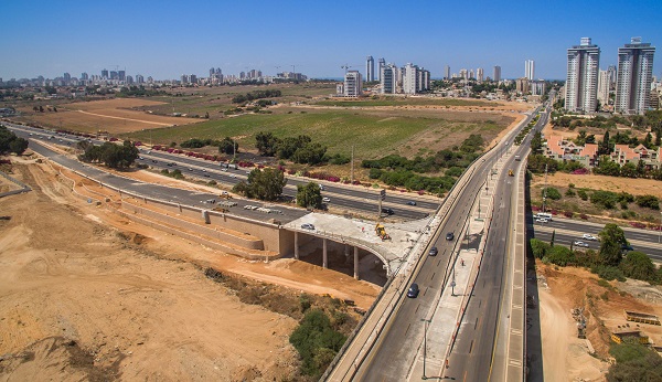 הושלמה כניסה נוספת לנתניה מכביש החוף