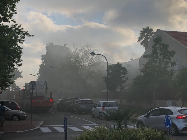 צילום: סיון נצח שריפה בסאונה בקאנטרי פולג נתניה