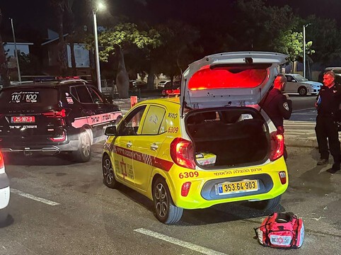  נתניה: רוכב אופנוע בן 20 נפצע בינוני בתאונה עצמית