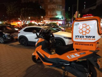 נתניה: הולך רגל במצב בינוני כתוצאה מפגיעת רכב