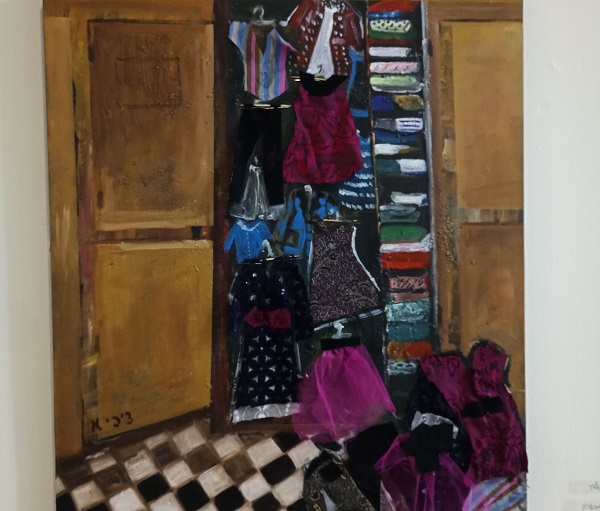 "לצאת מהארון" מאת ציפי אלדר פתיחה חגיגית של תערוכת אמנות פלסטית בבניין עיריית נתניה