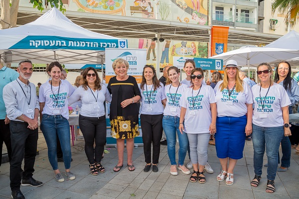 הצלחה ליריד התעסוקה שהתקיים בנתניה