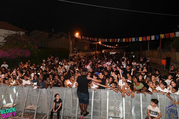 מסיבת רחוב בשכונת דורה  הצלחה למסיבת BLOCK PARTY בדורה