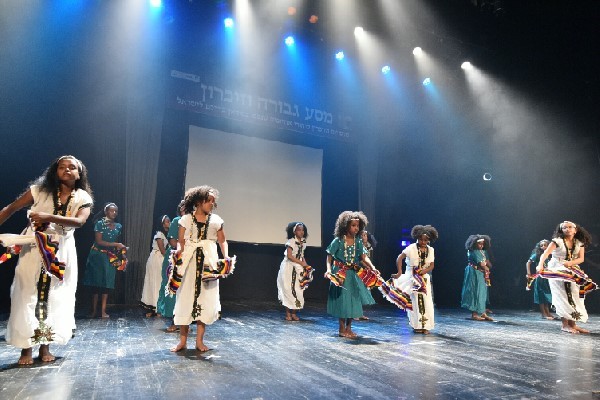 טקס ליהודי אתיופיה שניספו בסודן | צילום: רן אליהו טקס יום הזיכרון ליהודי אתיופיה שנספו בסודאן בדרכם לישראל