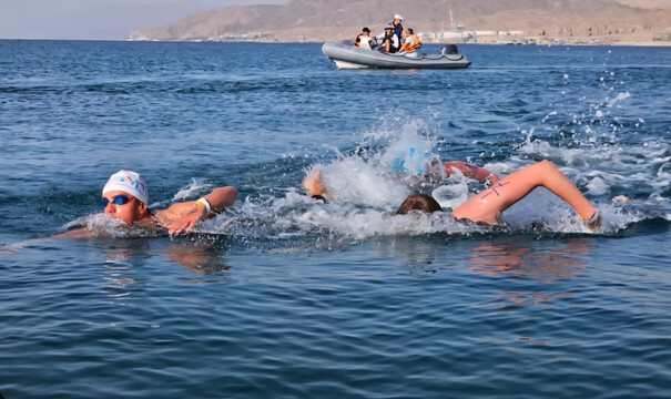 חדשות ספורט - הישגים מרשימים לשחייני העיר באליפות ישראל במים פתוחים