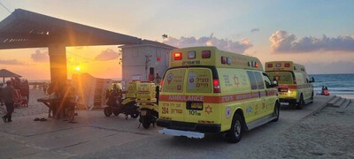 טביעה שנייה בנתניה ביום אחד-בת 68 במצב קשה 